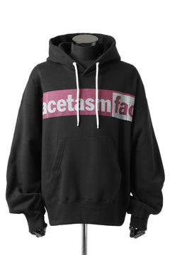 画像をギャラリービューアに読み込む, FACETASM LOGO PRINT NEW SILHOUETTE HOODIE (BLACK)