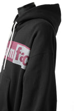 画像をギャラリービューアに読み込む, FACETASM LOGO PRINT NEW SILHOUETTE HOODIE (BLACK)