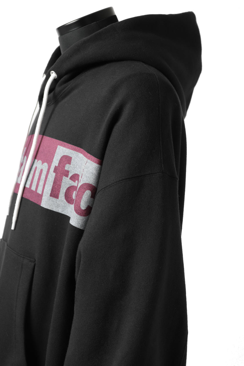 画像をギャラリービューアに読み込む, FACETASM LOGO PRINT NEW SILHOUETTE HOODIE (BLACK)