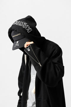 画像をギャラリービューアに読み込む, mastermind JAPAN EMBROIDERED TRUCKER CAP (BLACK)