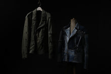 画像をギャラリービューアに読み込む, BACKLASH xx LOOM exclusive The Re-BUILD VINTAGE CUSTOM DOUBLE RIDERS JACKET (ARMY FIELD-A)
