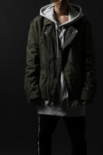 画像をギャラリービューアに読み込む, BACKLASH xx LOOM exclusive The Re-BUILD VINTAGE CUSTOM DOUBLE RIDERS JACKET (ARMY FIELD-B)