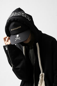 画像をギャラリービューアに読み込む, mastermind JAPAN EMBROIDERED TRUCKER CAP (BLACK)