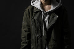 画像をギャラリービューアに読み込む, BACKLASH xx LOOM exclusive The Re-BUILD VINTAGE CUSTOM DOUBLE RIDERS JACKET (ARMY FIELD-B)