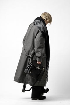 画像をギャラリービューアに読み込む, ierib BARK 2WAY HAND SHOULDER BAG / FVT Oiled Horse (BLACK)