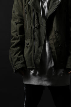 画像をギャラリービューアに読み込む, BACKLASH xx LOOM exclusive The Re-BUILD VINTAGE CUSTOM DOUBLE RIDERS JACKET (ARMY FIELD-B)