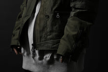 画像をギャラリービューアに読み込む, BACKLASH xx LOOM exclusive The Re-BUILD VINTAGE CUSTOM DOUBLE RIDERS JACKET (ARMY FIELD-B)