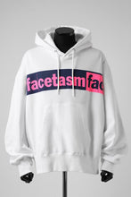 画像をギャラリービューアに読み込む, FACETASM LOGO PRINT NEW SILHOUETTE HOODIE (WHITE)