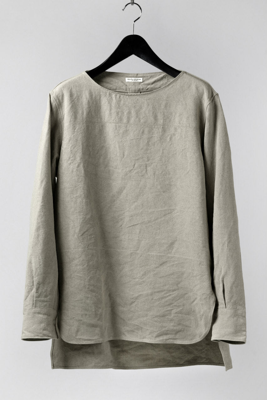 Load image into Gallery viewer, sus-sous shirt officers / L65 C22 S13 cloth washer (ICE GREY)