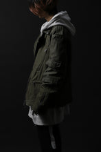 画像をギャラリービューアに読み込む, BACKLASH xx LOOM exclusive The Re-BUILD VINTAGE CUSTOM DOUBLE RIDERS JACKET (ARMY FIELD-B)