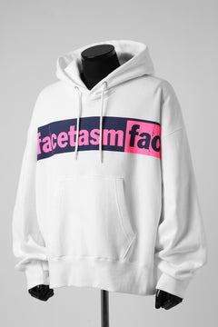 画像をギャラリービューアに読み込む, FACETASM LOGO PRINT NEW SILHOUETTE HOODIE (WHITE)