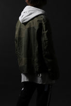 画像をギャラリービューアに読み込む, BACKLASH xx LOOM exclusive The Re-BUILD VINTAGE CUSTOM DOUBLE RIDERS JACKET (ARMY FIELD-B)