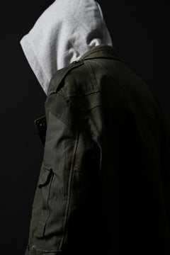 画像をギャラリービューアに読み込む, BACKLASH xx LOOM exclusive The Re-BUILD VINTAGE CUSTOM DOUBLE RIDERS JACKET (ARMY FIELD-B)