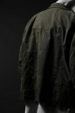 画像をギャラリービューアに読み込む, BACKLASH xx LOOM exclusive The Re-BUILD VINTAGE CUSTOM DOUBLE RIDERS JACKET (ARMY FIELD-B)