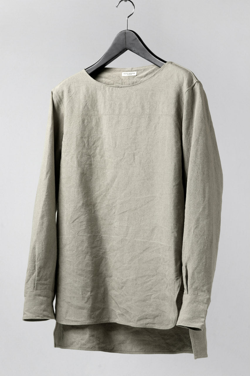 Load image into Gallery viewer, sus-sous shirt officers / L65 C22 S13 cloth washer (ICE GREY)