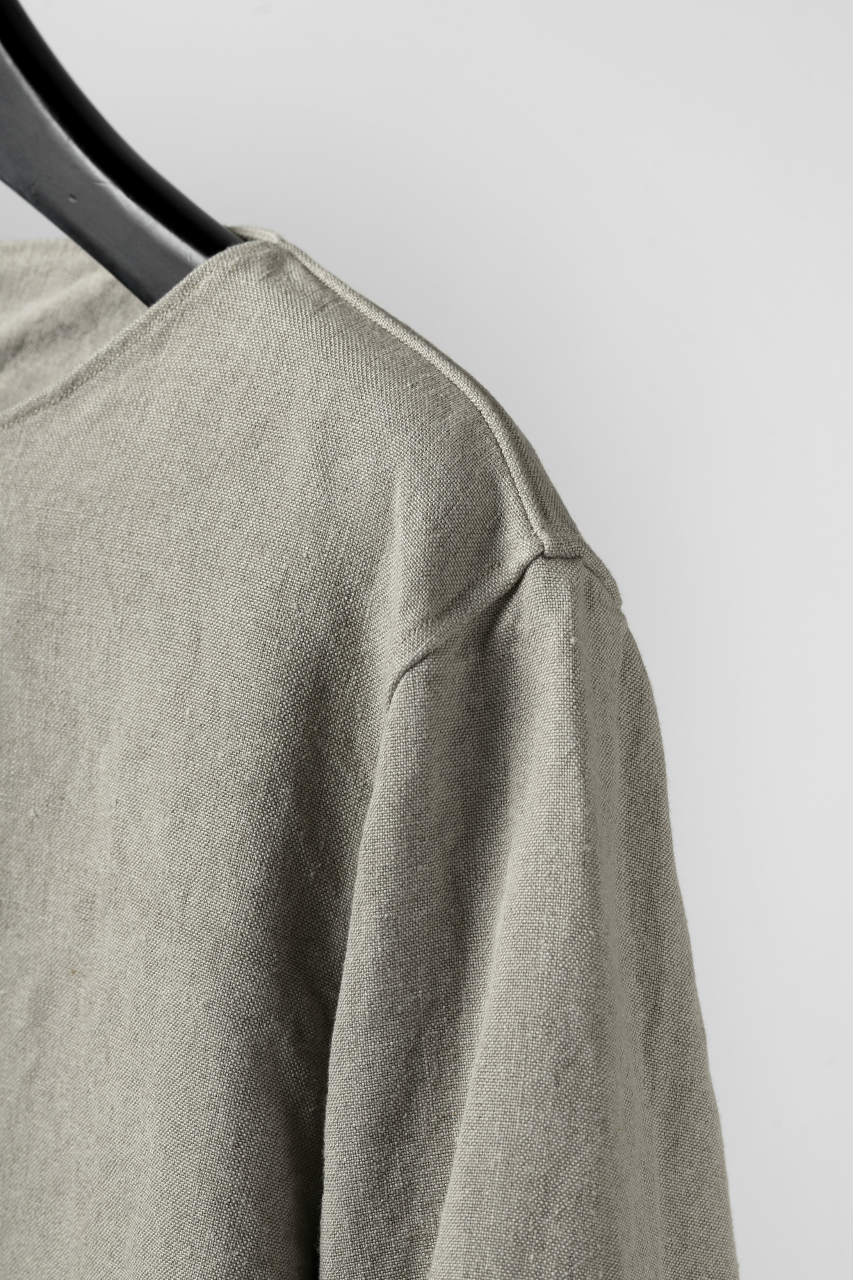 Load image into Gallery viewer, sus-sous shirt officers / L65 C22 S13 cloth washer (ICE GREY)