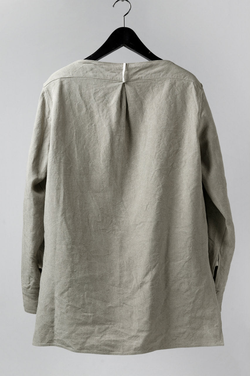 Load image into Gallery viewer, sus-sous shirt officers / L65 C22 S13 cloth washer (ICE GREY)