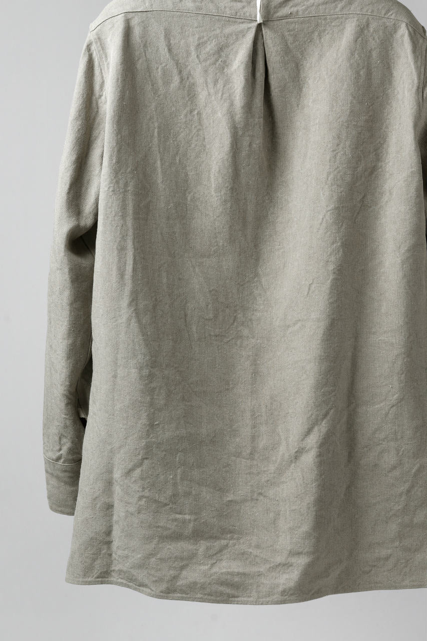 Load image into Gallery viewer, sus-sous shirt officers / L65 C22 S13 cloth washer (ICE GREY)