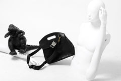 画像をギャラリービューアに読み込む, ierib BARK 2WAY HAND SHOULDER BAG / FVT Oiled Horse (BLACK)