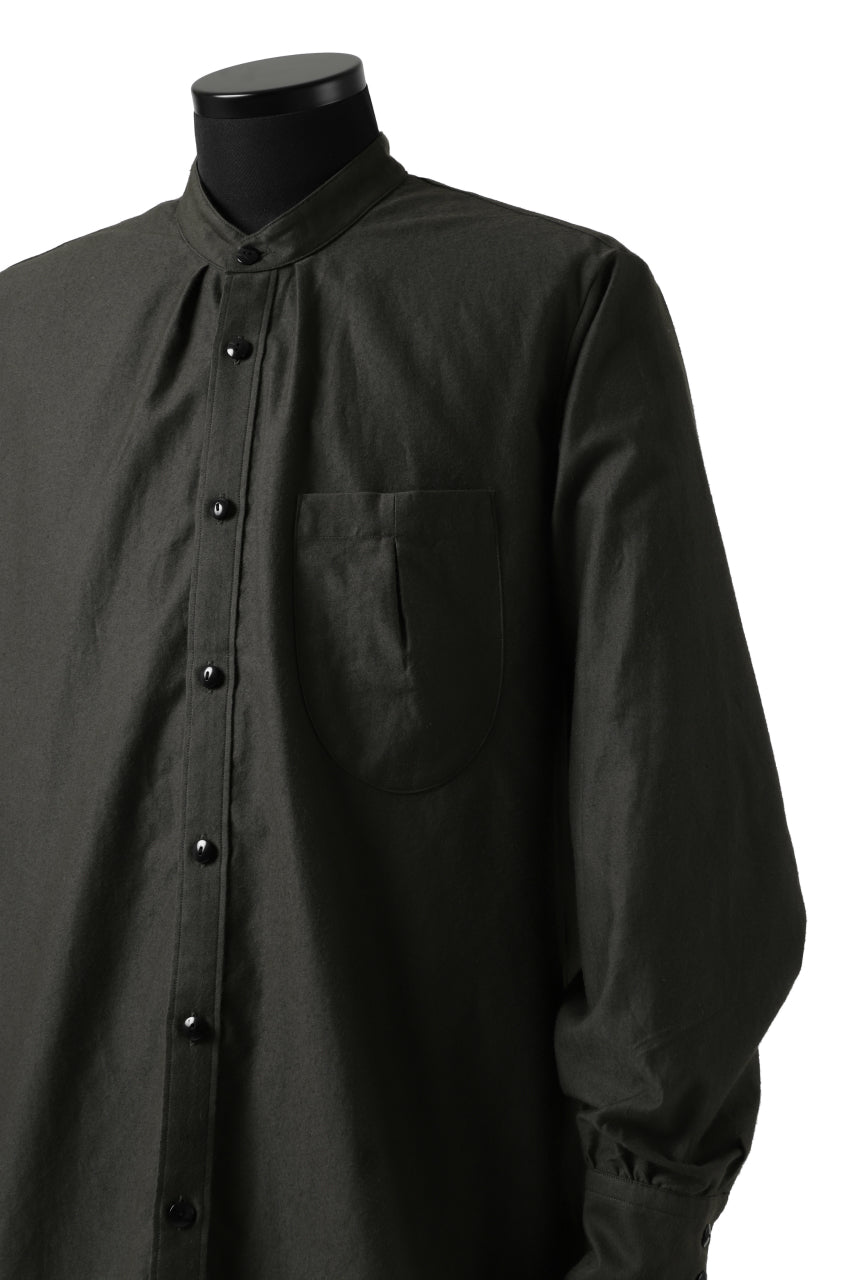 Load image into Gallery viewer, KLASICA SH-038 ATELIER SHIRT / SOFT MICRO MOLESKIN (LOG WOOD)