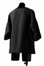 画像をギャラリービューアに読み込む, ISAMU KATAYAMA BACKLASH SOFT LINEN PULLOVER SHIRT (BLACK)