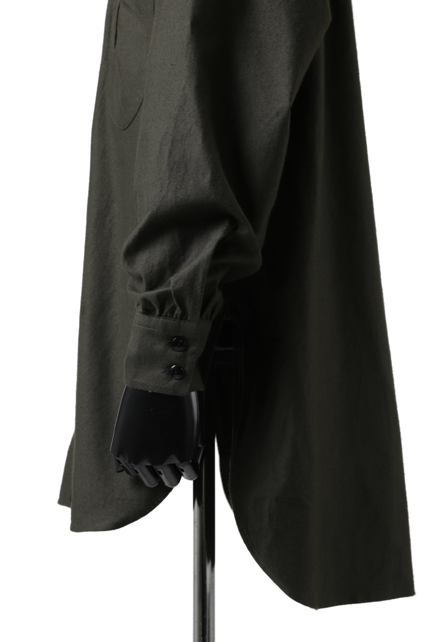 Load image into Gallery viewer, KLASICA SH-038 ATELIER SHIRT / SOFT MICRO MOLESKIN (LOG WOOD)