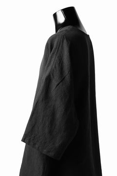 画像をギャラリービューアに読み込む, ISAMU KATAYAMA BACKLASH SOFT LINEN PULLOVER SHIRT (BLACK)