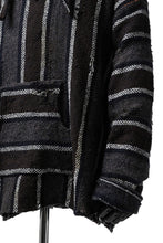 画像をギャラリービューアに読み込む, RESURRECTION HANDMADE distressed rag hoodie (MULTI STRIPE)