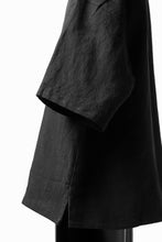 画像をギャラリービューアに読み込む, ISAMU KATAYAMA BACKLASH SOFT LINEN PULLOVER SHIRT (BLACK)