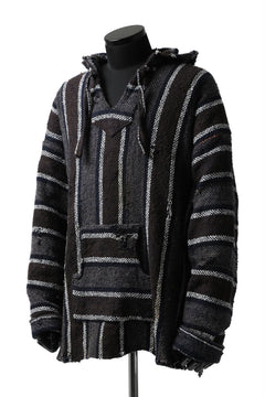 画像をギャラリービューアに読み込む, RESURRECTION HANDMADE distressed rag hoodie (MULTI STRIPE)