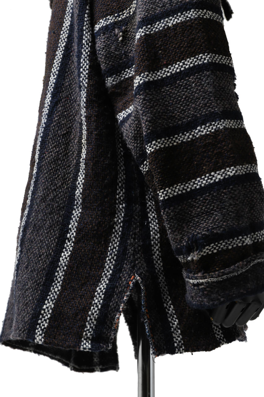 画像をギャラリービューアに読み込む, RESURRECTION HANDMADE distressed rag hoodie (MULTI STRIPE)