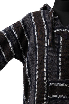 画像をギャラリービューアに読み込む, RESURRECTION HANDMADE distressed rag hoodie (MULTI STRIPE)