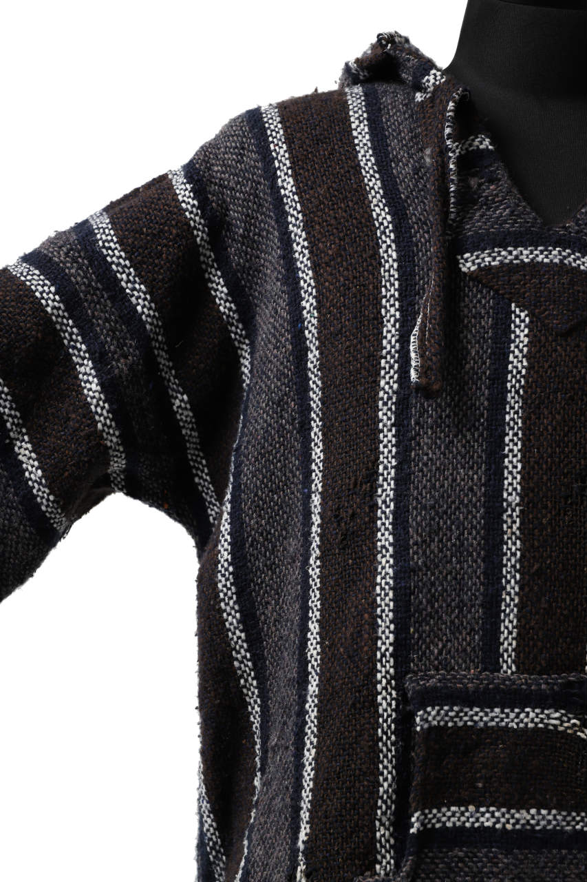 画像をギャラリービューアに読み込む, RESURRECTION HANDMADE distressed rag hoodie (MULTI STRIPE)