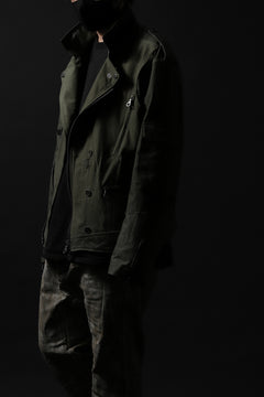 画像をギャラリービューアに読み込む, BACKLASH xx LOOM exclusive The Re-BUILD VINTAGE CUSTOM DOUBLE RIDERS JACKET (ARMY FIELD-A)