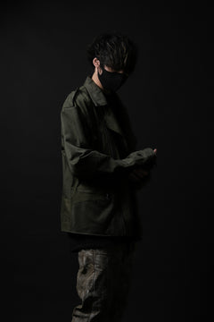 画像をギャラリービューアに読み込む, BACKLASH xx LOOM exclusive The Re-BUILD VINTAGE CUSTOM DOUBLE RIDERS JACKET (ARMY FIELD-A)