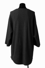 画像をギャラリービューアに読み込む, ISAMU KATAYAMA BACKLASH OVER FIT CUT & SEWN / RANDOM PILE FABRIC (BLACK)