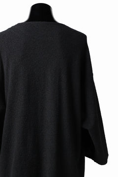 画像をギャラリービューアに読み込む, ISAMU KATAYAMA BACKLASH OVER FIT CUT & SEWN / RANDOM PILE FABRIC (BLACK)