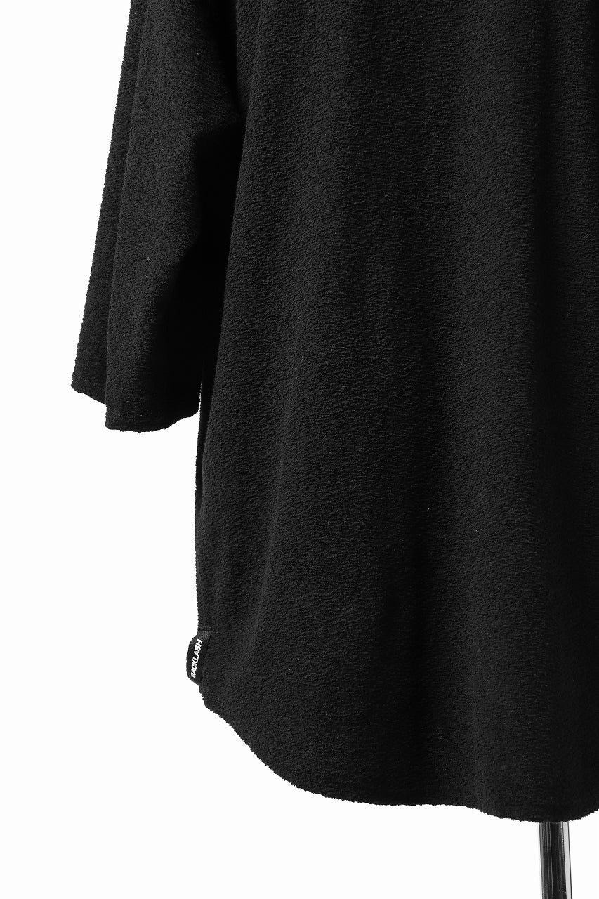 画像をギャラリービューアに読み込む, ISAMU KATAYAMA BACKLASH OVER FIT CUT & SEWN / RANDOM PILE FABRIC (BLACK)