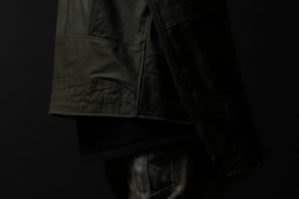 画像をギャラリービューアに読み込む, BACKLASH xx LOOM exclusive The Re-BUILD VINTAGE CUSTOM DOUBLE RIDERS JACKET (ARMY FIELD-A)
