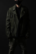 画像をギャラリービューアに読み込む, BACKLASH xx LOOM exclusive The Re-BUILD VINTAGE CUSTOM DOUBLE RIDERS JACKET (ARMY FIELD-A)