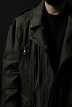 画像をギャラリービューアに読み込む, BACKLASH xx LOOM exclusive The Re-BUILD VINTAGE CUSTOM DOUBLE RIDERS JACKET (ARMY FIELD-A)