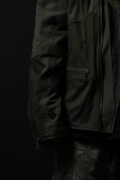 画像をギャラリービューアに読み込む, BACKLASH xx LOOM exclusive The Re-BUILD VINTAGE CUSTOM DOUBLE RIDERS JACKET (ARMY FIELD-A)
