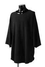 画像をギャラリービューアに読み込む, ISAMU KATAYAMA BACKLASH OVER FIT CUT & SEWN / RANDOM PILE FABRIC (BLACK)