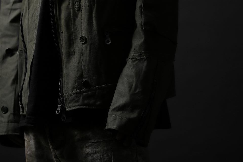 画像をギャラリービューアに読み込む, BACKLASH xx LOOM exclusive The Re-BUILD VINTAGE CUSTOM DOUBLE RIDERS JACKET (ARMY FIELD-A)