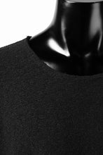 画像をギャラリービューアに読み込む, ISAMU KATAYAMA BACKLASH OVER FIT CUT & SEWN / RANDOM PILE FABRIC (BLACK)