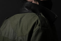 画像をギャラリービューアに読み込む, BACKLASH xx LOOM exclusive The Re-BUILD VINTAGE CUSTOM DOUBLE RIDERS JACKET (ARMY FIELD-A)
