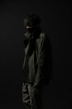 画像をギャラリービューアに読み込む, BACKLASH xx LOOM exclusive The Re-BUILD VINTAGE CUSTOM DOUBLE RIDERS JACKET (ARMY FIELD-A)