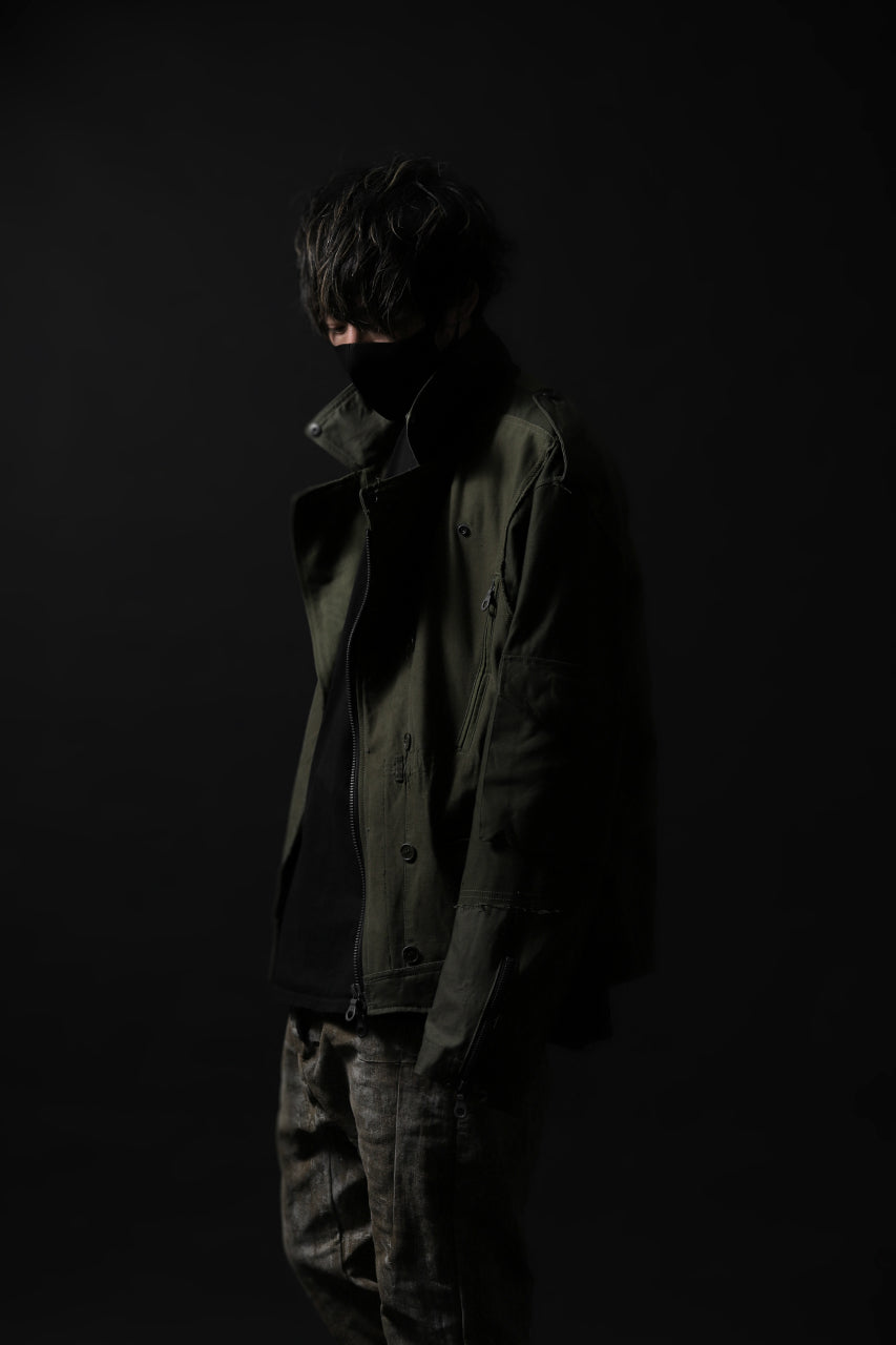 画像をギャラリービューアに読み込む, BACKLASH xx LOOM exclusive The Re-BUILD VINTAGE CUSTOM DOUBLE RIDERS JACKET (ARMY FIELD-A)