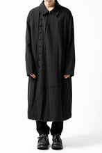 画像をギャラリービューアに読み込む, KLASICA HM-C DOUBLE BREASTED COAT / MONOTONE HOUND TOOTH (BLACK)