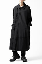 画像をギャラリービューアに読み込む, KLASICA HM-C DOUBLE BREASTED COAT / MONOTONE HOUND TOOTH (BLACK)